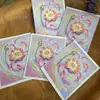 Thangka de Tíbet Pez Koi Nepalí Núcleo de Tarjeta 4*5