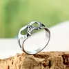 Venta al por mayor directa de fábrica anillo de acero de titanio retro europeo y americano para hombre anillo de molienda dominante para hombre al por mayor