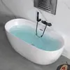 Banheira doméstica de acrílico para espaços pequenos, banheira de hotel e homestay, autoportante, móvel, banheira de uma peça sem costura com chaise longue