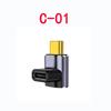 Tipo c adaptador usb 3.1 adaptador lightning interface plugue magnético macho adaptador extensão cotovelo