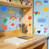 2026 Pegatinas de Pared de Formas Abstractas Coloridas Calcomanías de Pared Autoadhesivas para Sala de Estar Dormitorio Pegatinas Decorativas para Papel Tapiz