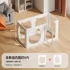 Nuevo Recinto Transparente para Mascotas Transfronterizo Jaula para Perros de Interior para Perros Pequeños y Medianos, Barrera de Valla Bichón para Prevenir Escapes