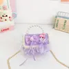 Bolsa Infantil 2026 Nuevo Estilo Bolsa de Mano con Cadena de Perlas para Niña Bolso de Hombro de Moda Elegante Bolso Cruzado Billetera