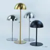 Soporte para Sombreros de Acero Inoxidable Se Puede Subir y Bajar, Exhibidor de Sombreros para Tienda de Sombreros, Soporte para Sombreros de Sol, Soporte para Sombreros, Accesorios de Exhibición para Sombreros