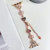Adecuado para Correa de Apple Watch 11 Iwatch109876E Abalorio Amor Strass Huawei Gt6 Xiaomi 9Pro
