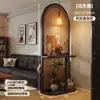 Divisor de Pantalla Tejido de Ratán Madera Maciza Usado Sala de Estar Entrada Directamente Frente a la Puerta Pantalla Base Pasillo Dormitorio Nuevo Estante de Almacenamiento de Arte