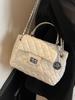 Moda Caliente de Venta Estilo Chanel Elegante Lujo Ligero Bolso Pequeño de Mano para Mujer Ocio Viajero Bolso Cruzado de Cadena de Gama Alta