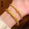 Pulsera Popular de Xiaohongshu con Cuentas de Transferencia de Calabaza Pequeña Cepillada para Mujer, Nuevo Estilo Chino Tendencia Nacional Anillo de Diamante Corredizo Pulsera al por Mayor