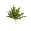 Nueva planta verde de simulación para exteriores, protector solar anti-ultravioleta, helecho de haz de selva tropical, helecho Pteris overlord