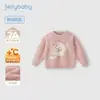 [Antibacteriano e Retentor de Calor] Suéter Infantil, Novo Top de Pelúcia Outono e Inverno para Bebês, Tricô Quente para Meninas, Roupa de Inverno para Meninos