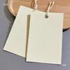 Tienda de ropa papel de paja papel perfumado etiqueta colgante para ropa ropa de mujer etiqueta colgante en blanco vainilla tarjeta colgante etiqueta este papel de vainilla