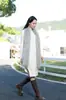 Bufanda Larga de Piel Sintética Europea y Americana Transfronteriza Chal Cálido de Moda Estilo Extendido de Color Sólido Invierno para Mujer Gama Alta
