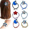 Estilo coreano Simples Star Moon Headwear Anel de Cabelo Corda de Cabelo Corda de Cabelo AliExpress Multi-color Nó Anel de Cabelo Não Bate Pele Pequena