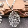 Pingente Raposa de Obsidiana Raposa de Nove Caudas Raposa Pequena Corrente de Suéter Colar Masculino e Feminino Joias para Revenda Pingente
