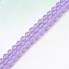 Calcedonia Morada Lavanda Cuentas Sueltas Semiacabadas Calcedonia Cuentas Sueltas Pulsera DIY Cuentas Accesorios Originales para Joyería Venta al por Mayor
