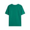 Tela de algodón peinado ajustado de 190 g línea de costura fina grupo imprimible verde cuello redondo actividad camisa publicitaria Camiseta