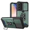 Para Samsung S25ultra Funda de Teléfono A35 Ventana Empujador de Tarjetas A55 Anillo A34 Cubierta Protectora Resistente a Caídas Todo Incluido