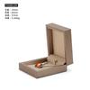 Caja de Anillo Propuesta PU Colgante Collar Conjunto Caja de Almacenamiento Caja de Empaque de Regalo para Joyería Caja de Regalo Suministro Directo de Fábrica