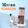 Traje de limpieza de cámara multifuncional Q20 nuevo transfronterizo suministros de limpieza para teclado de computadora cepillo de limpieza para auriculares
