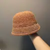 Chapéu de Pescador de Malha com Letra B para Outono e Inverno para Mulheres Estilo Coreano Simples Versátil Chapéu Balde Chapéu Balde Simples com Cobertura Facial Dobrável