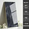 Azulejos de Laje Grande de Pedra de Luxo Personalizados 750x1500 para Sala de Estar, Villa, Hotel, KTV, Azulejos de Piso de Mármore Escuro, Transfronteiriço