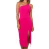 Vestido de tirantes ajustado sexy de media longitud con hombros descubiertos nuevo de primavera y verano transfronterizo europeo y americano 2025 8623