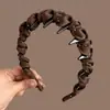 Faixa de cabelo antiderrapante com dentes estilo francês para mulheres, adequada para maquiagem e lavar o rosto, uso diário, presilha alta para cabelo, acessório de cabelo