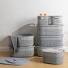 Cesta de Almacenamiento con Cortina de Cuentas Yimei, Cesta de Plástico Hueca para Lavandería, Cesta de Almacenamiento para Cosméticos de Escritorio, Cesta para Frutas, Organizador de Bolígrafos