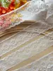 Acessório de Cabelo Estilo Vintage Renda Falsa Floral Macia Vazada Estilo Japonês Renda Não Elástica J9
