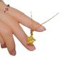 Loja de ouro com padrão de martelo de diamante de ouro de areia pingente de estrela de cinco pontas acessórios DIY colar corrente de clavícula nicho de luxo leve de alta qualidade