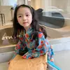 [Descuento Rompe Código] Camisas Estilo Infantil, Camisas Nuevas Estilo Coreano para Niñas, Camisas de Aire Acondicionado de Moda para Bebés, Tops de Moda