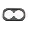 Aplicable a 2023 Honda CR-V Marco Decorativo para Portavasos Interior del Coche Piezas de Modificación de Drenaje Trasero para Taza Textura de Fibra de Carbono