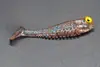 Bolsa para señuelos blandos Luya 10 5 cm olor a pescado pez blando cebo para peces pequeños insecto blando cebo falso biónico