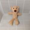 Muñeca de peluche muñeca 15cm oso de peluche marrón rizado decoración accesorios de ropa actividades regalo suministro en stock lote