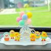 Adorno de Pato Amarillo para Coche, Modelo Nuevo para Decoración del Tablero del Coche, Decoración de Coche de Dibujos Animados Linda, Adorno Pequeño para el Coche, Pato Famoso de Internet