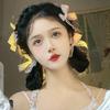 Pinza para el Cabello con Lazo de Encaje Blanco Forma de Foto Accesorios para el Cabello Anchos Chica Súper Hada Lolita Pinza Lateral Pinza para el Flequillo
