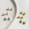 Pendientes Metálicos de Goteo Estilo Retro Francés para Mujer, Diseño Sencillo de Nicho Versátil para el Día a Día, Pendientes Elegantes de Moda para Mujer