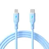 Cable de Datos con 5 Núcleos, Cable de Silicona Totalmente Compatible, Adecuado para iPhone, Huawei, Samsung, Apple Carga Rápida Cable de Carga PD