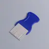 Peine de acero inoxidable para pulgas para perros y gatos, eliminando pulgas, piojos y huevos; cepillo para aseo