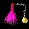 Venta al por mayor de fábrica anzuelo de plomo de colores atado con plumas de colores 1G -5G anzuelo de plomo pesca de agua dulce y salada pico