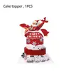 Las nuevas decoraciones navideñas para fiestas de Amazon incluyen banderines colgantes, espirales decorativas, adornos para pasteles y decoraciones festivas.