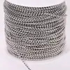 Cadena de Cuentas Onduladas de Acero Inoxidable 304 que Conserva el Color, Varios Tamaños, Accesorios para Joyería DIY, Collar, Cadena Lateral para Ropa, Pulsera, Venta al por Mayor