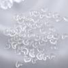 Joias para Nail Art Coração Transparente Decoração Estéreo de Coração de Pêssego Pequenos Acessórios Acessórios de Unha Material DIY Artesanal de Resina Pacote