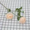 Fábrica por atacado estilo europeu 3-cabeça estrangeira peônia flor artificial decoração de casamento casa flor falsa 3-cabeça estrangeira peônia