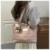 Bolso de Hombro Acolchado de Algodón Estampado de Moda Bolso Tote de Gran Capacidad Nuevo Estilo Otoño e Invierno 2026 Bolso Fresco para Mujer