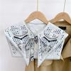 Nuevo Chal Bufanda de Seda para Hombro Cuello Falso Femenino Ropa para Cuartos con Aire Acondicionado Bufanda Nudo Decorativa para Combinar Protección Cervical del Cuello