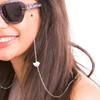 Europa e Estados Unidos transfronteiriços literários jovens combinam com tudo corrente para óculos liga pássaro antiderrapante corrente para olhos personalidade simples corrente para máscara