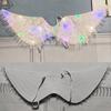 Natal Halloween Fantasia Lanterna de Tecido Neon Asas de Anjo Asas de Borboleta cos Adereços de Foto Presente