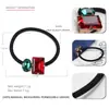 Pulsera de cuerda para el pelo linda europea y americana, doble propósito, anillo de pelo de cristal al por mayor, personalidad, todo a juego, simple, dulce, accesorios para el pelo, cuerda para atar