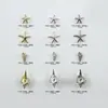 Accesorios para Uñas Metal Serie Océano Estrella de Mar Caracola DIY Decoraciones para Uñas Portátiles Accesorios Accesorios para Uñas Artísticas del Océano